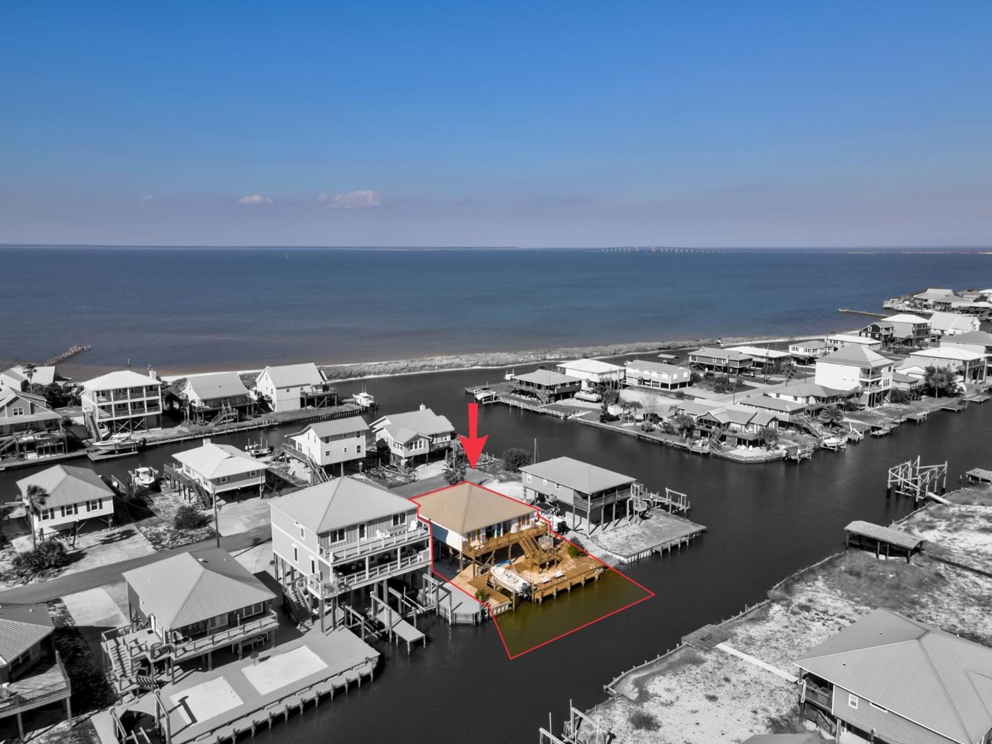 Waters Edge Retreat: Dock Access Near Bay & Gulf Villa Dauphin Island Exterior photo